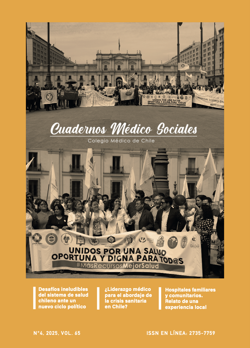 					Ver Vol. 65 Núm. 4 (2025): Cuadernos Médico Sociales
				